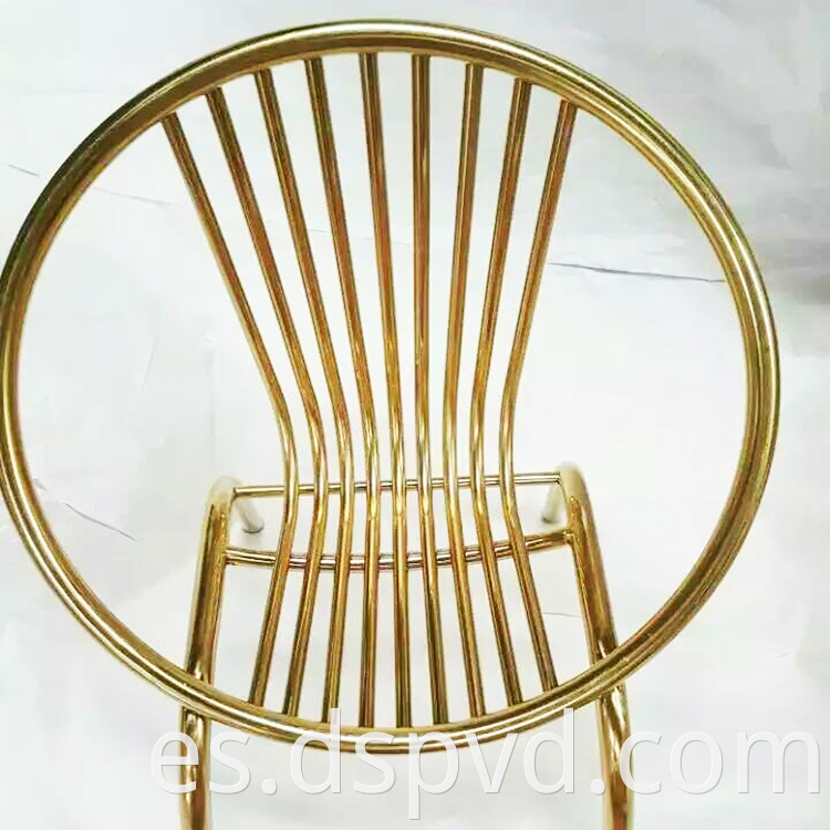 Furniture with gold color